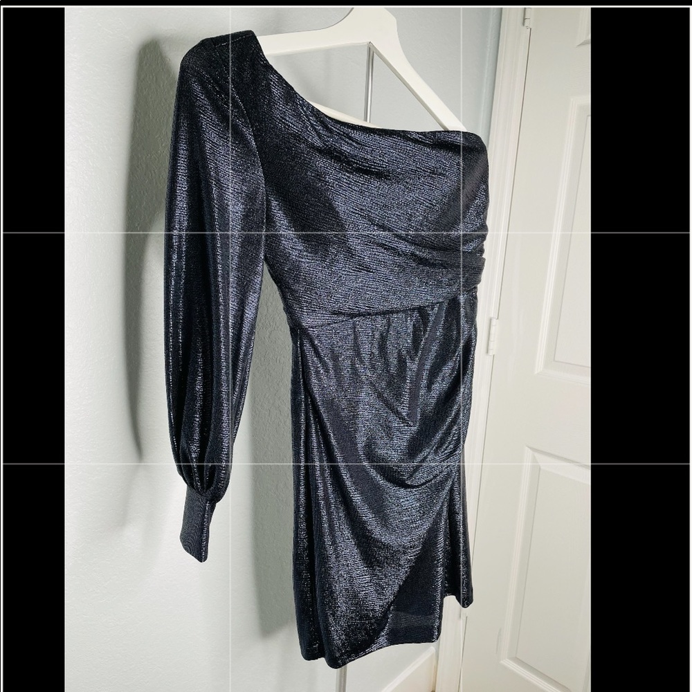 Night way collections Dark blue party dress